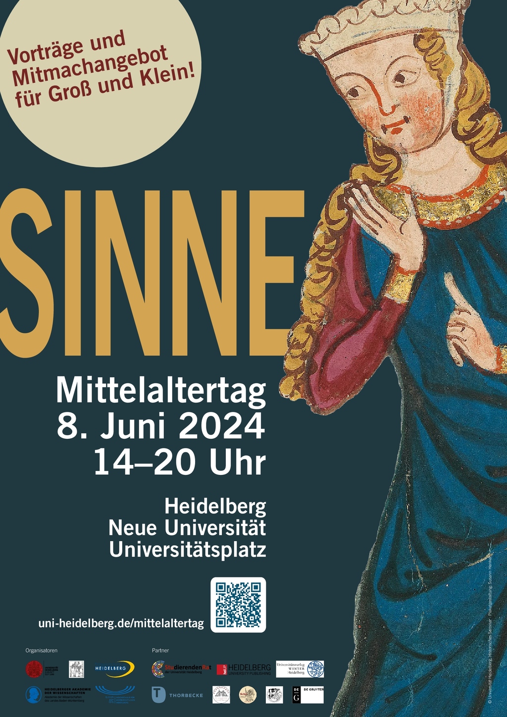 Poster des Mittelaltertages der Universität Heidelberg 2024